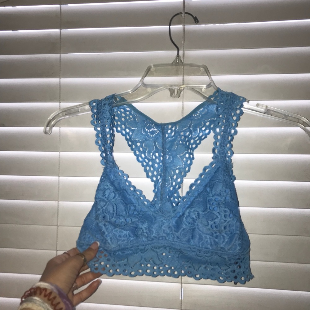 Aerie Blue Lace Bralette